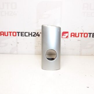 Cache serrure de porte avant gauche Citroën Peugeot chromé 9119L9